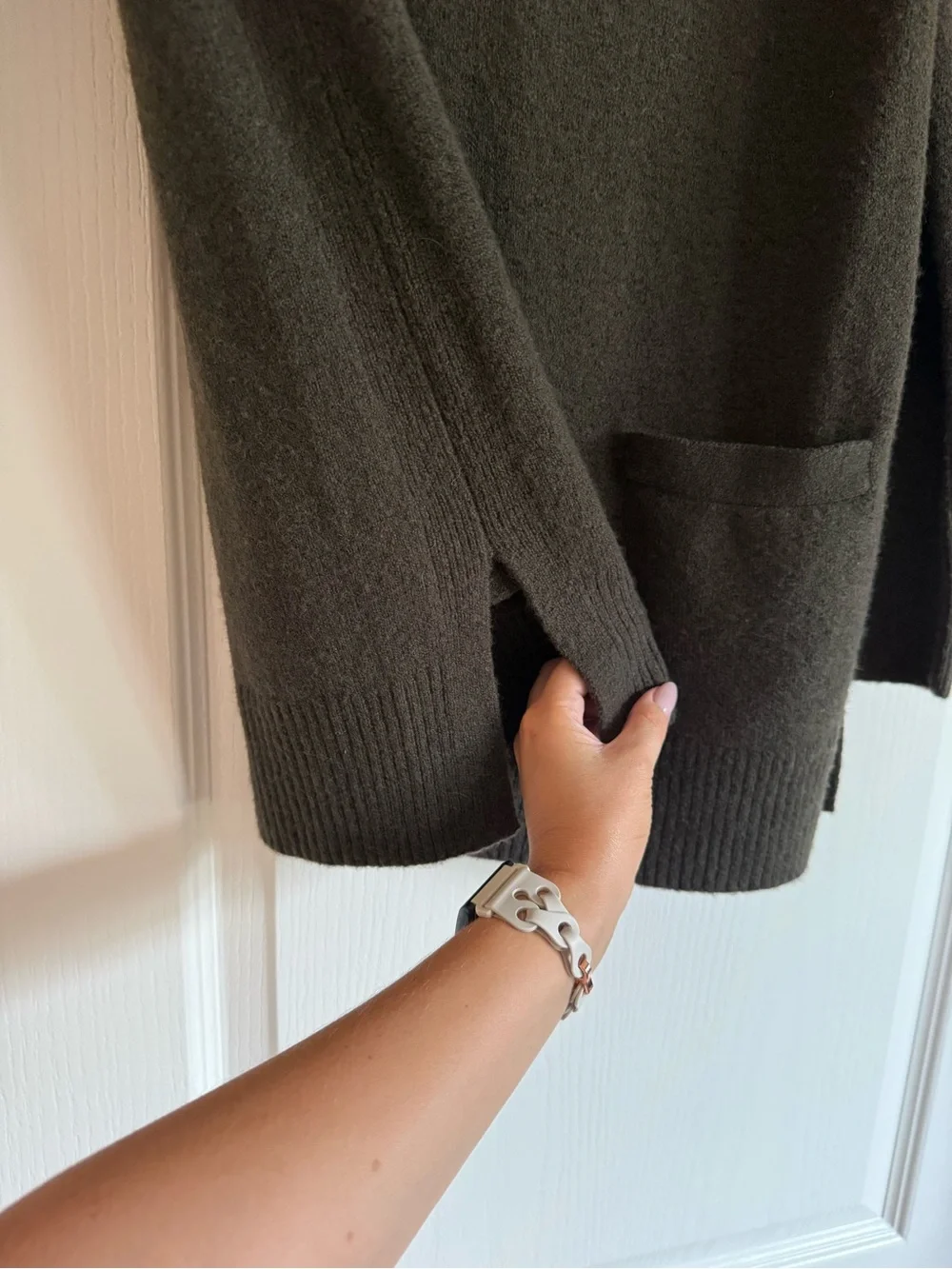 J. Crew cozy olive